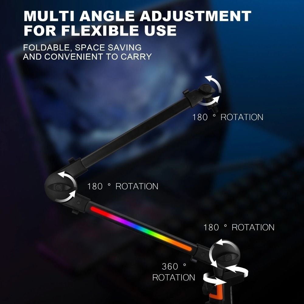 Professional 360° Rotation Mic - Boom Arm Stand 评论和价格